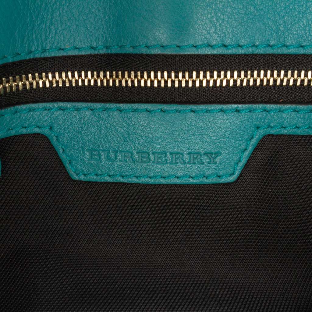 Burberry Haymarket Check Canvas Leah Crossbody - Side view