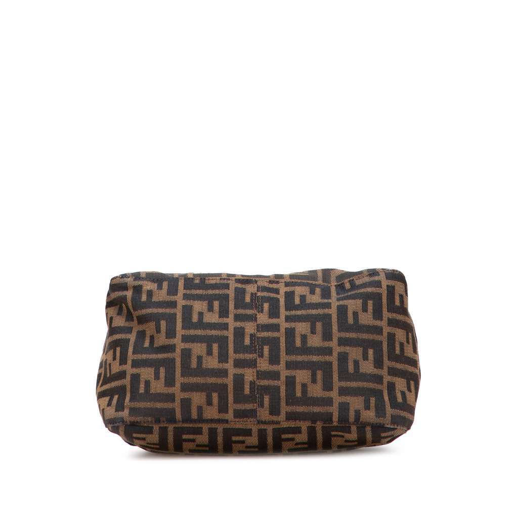 Fendi Zucca Canvas Double Flap Shoulder Bag - 3