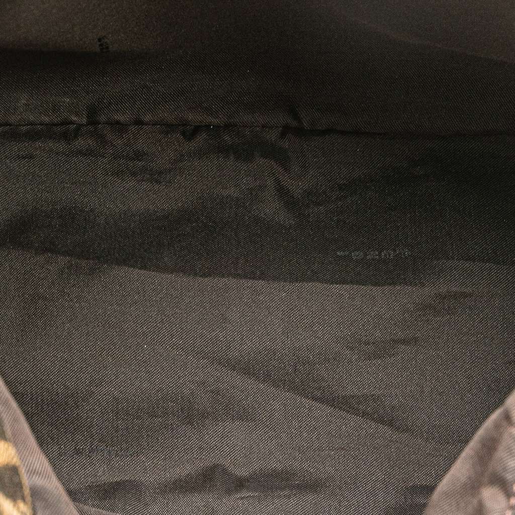 Fendi Zucca Canvas Double Flap Shoulder Bag - 4