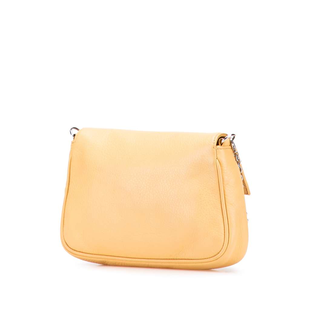 Fendi Leather Fendista Pochette Crossbody - Back view