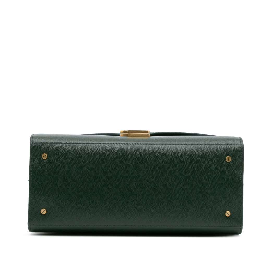 Saint Laurent Medium Grain de Poudre Classic Monogram Cassandra Top Handle Bag - 3