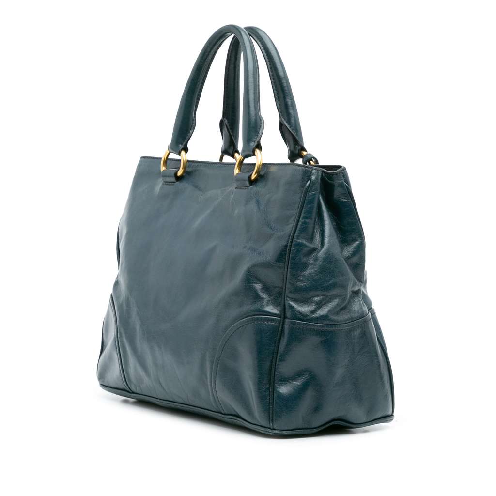 Prada Vitello Shine Satchel - 2