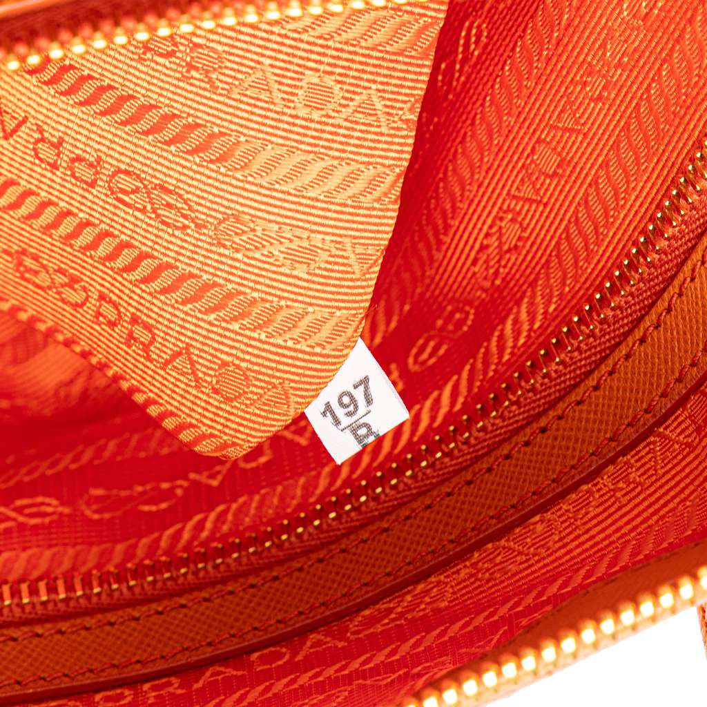 Prada Saffiano Trimmed Tessuto Satchel - Detail 2
