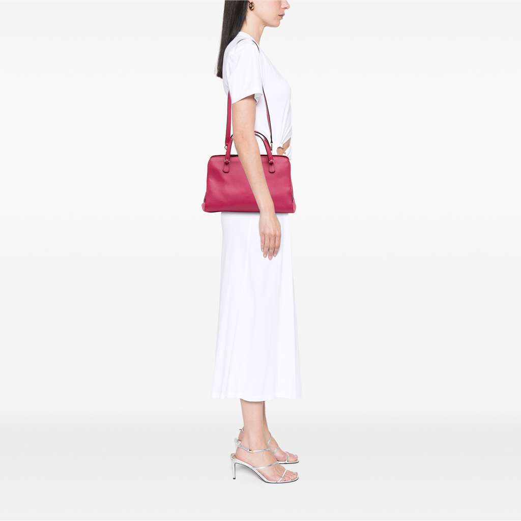 Gucci Calfskin Swing Top Handle Satchel - Image 13