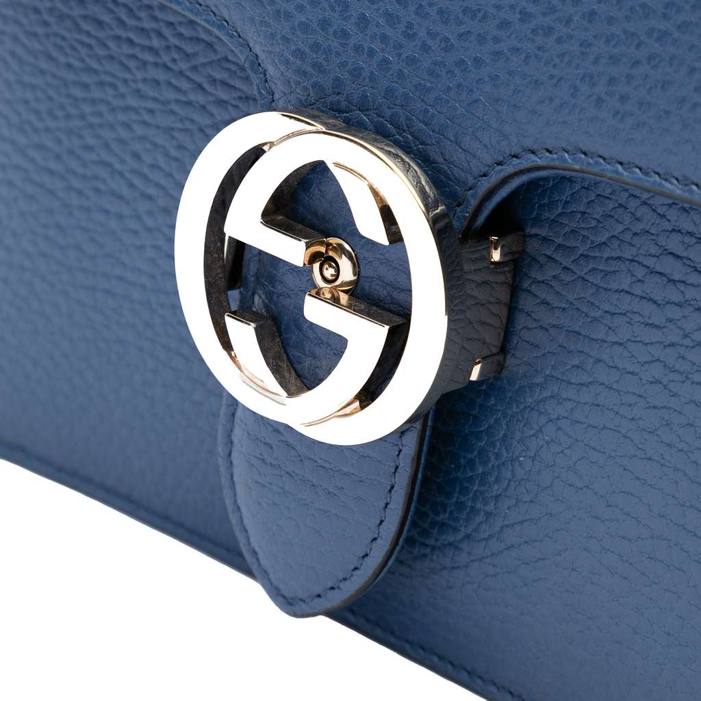 Gucci Small Dollar Calfskin Interlocking G Crossbody - Detail 1