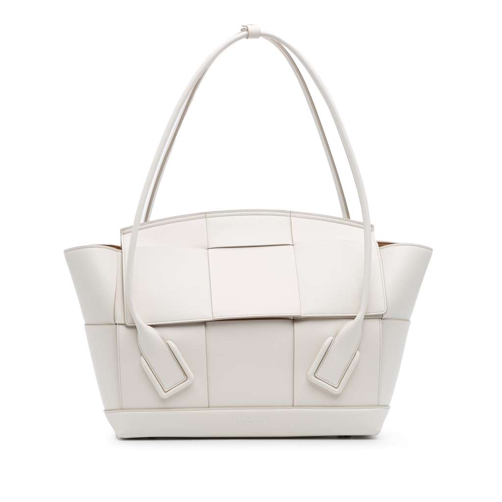 Bottega Veneta Medium Calfskin Maxi Intrecciato Arco Bag