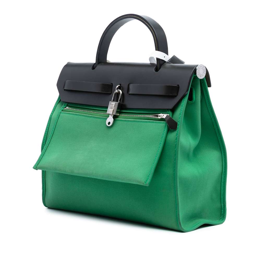 Hermès Toile Herbag Zip 31 - Back view