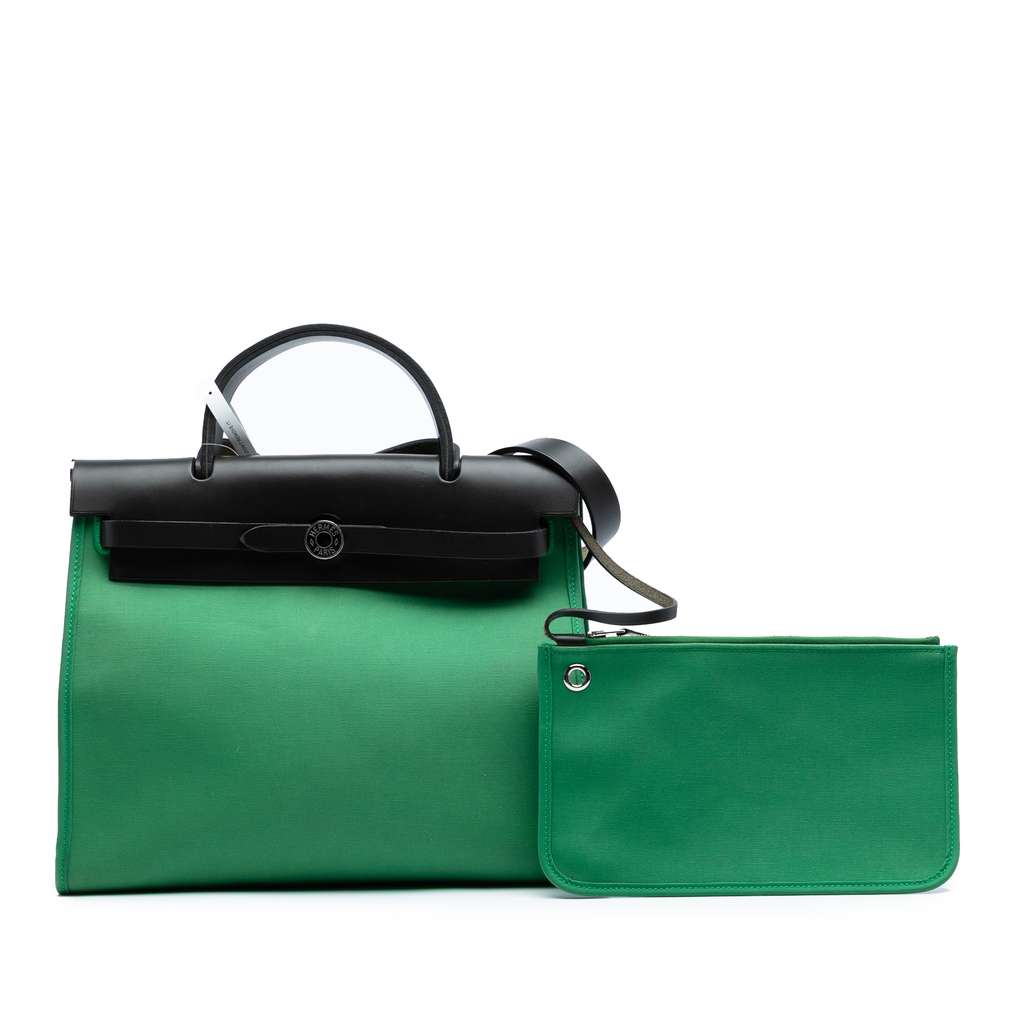 Hermès Toile Herbag Zip 31 - Image 11