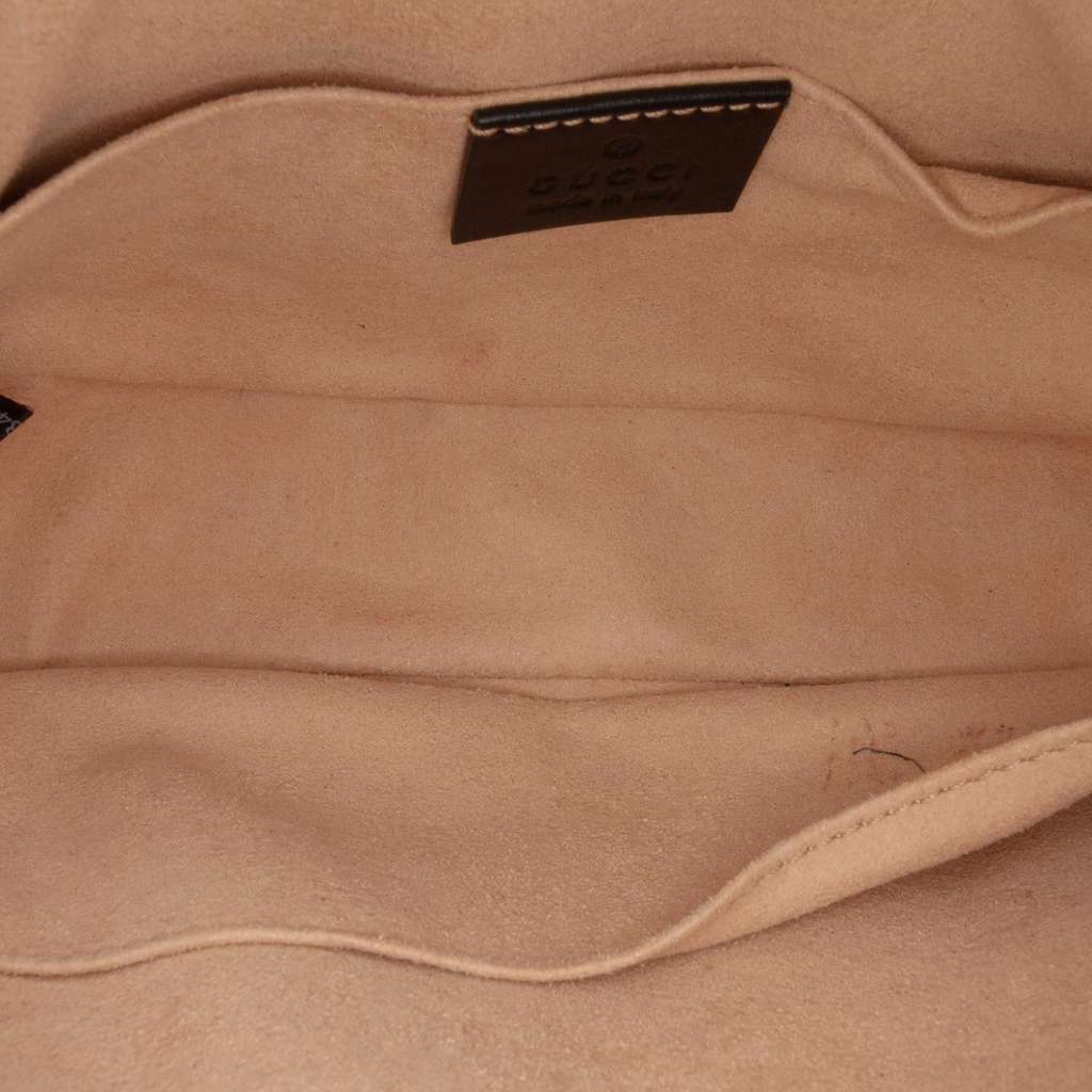 Gucci GG Marmont Matelasse Leather Animalier Belt Bag - 4