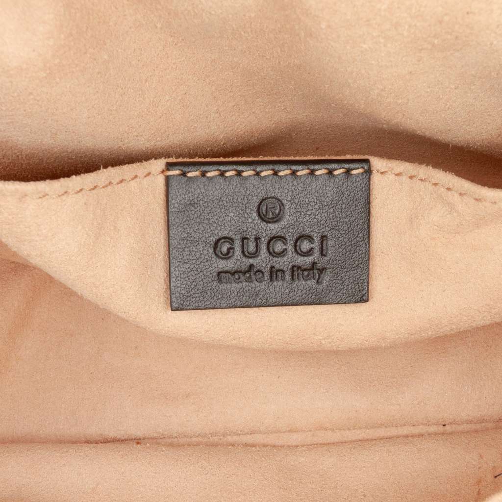 Gucci GG Marmont Matelasse Leather Animalier Belt Bag - Side view