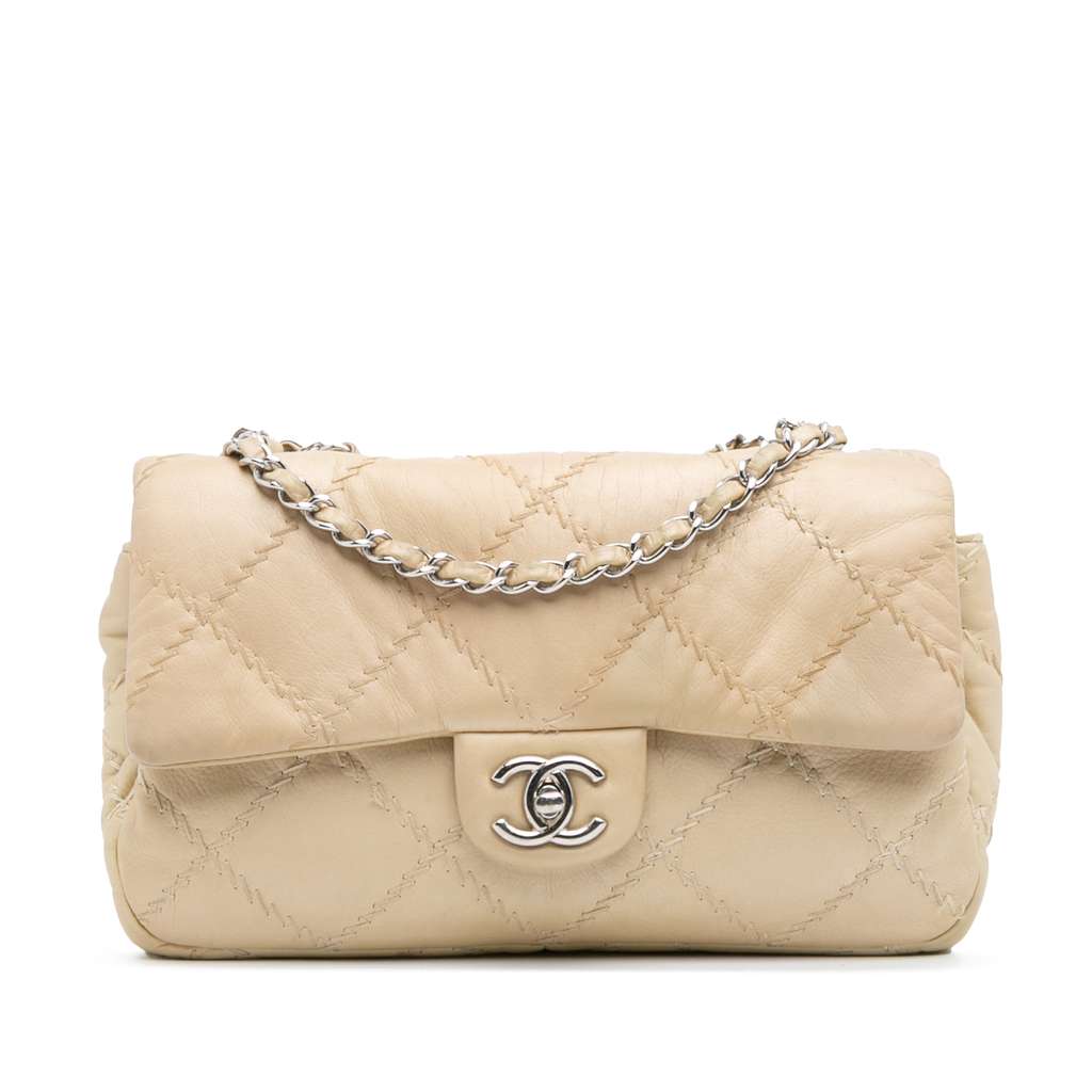 Chanel CC Quilted Calfskin Ultimate Stitch Flap