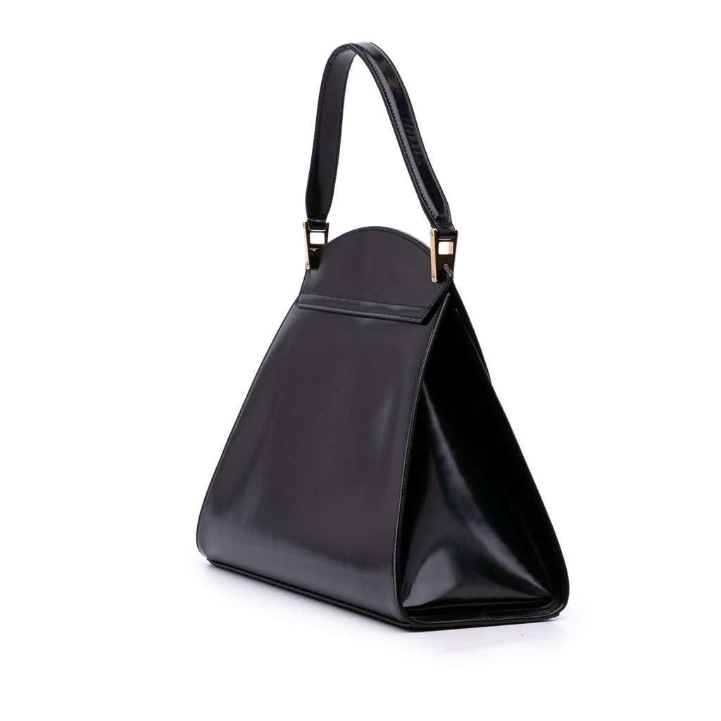 Salvatore Ferragamo Medium Leather Prisma Top Handle Bag - Back view