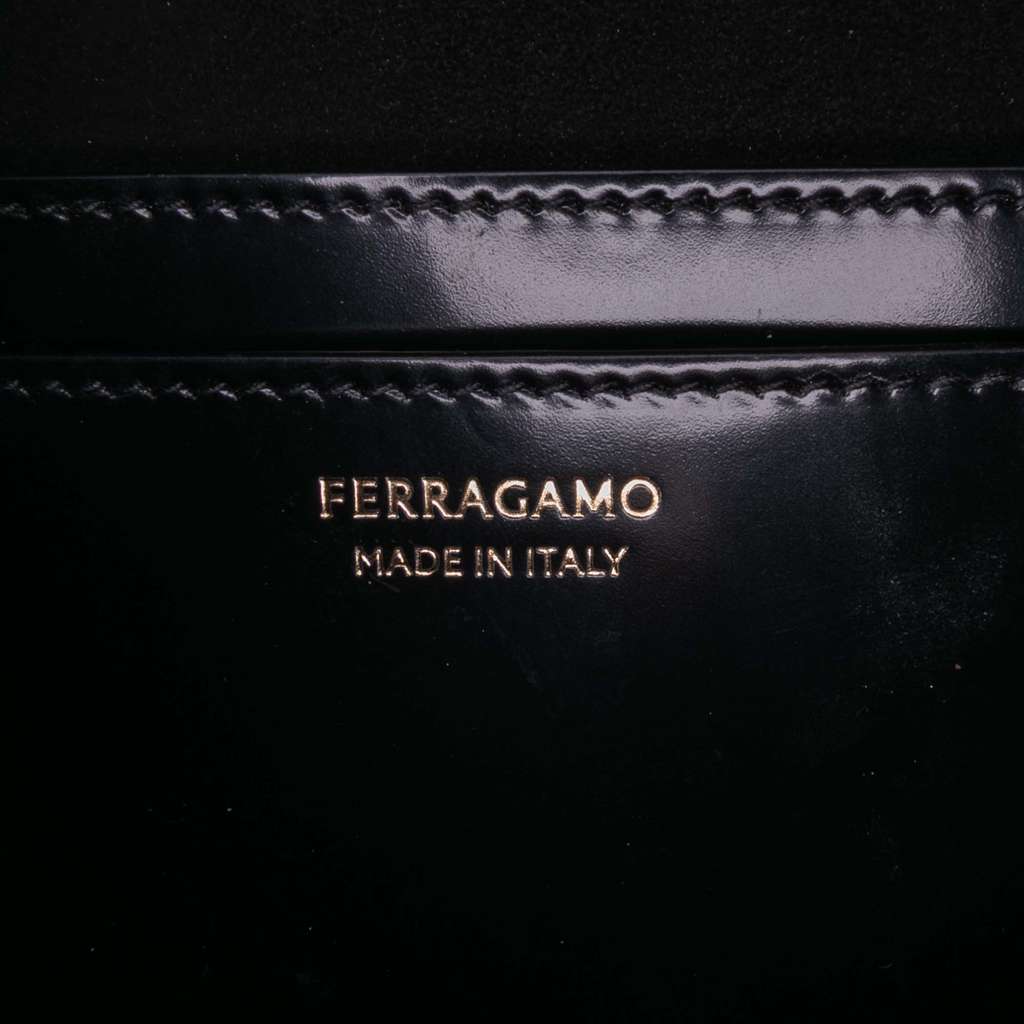 Salvatore Ferragamo Medium Leather Prisma Top Handle Bag - Side view