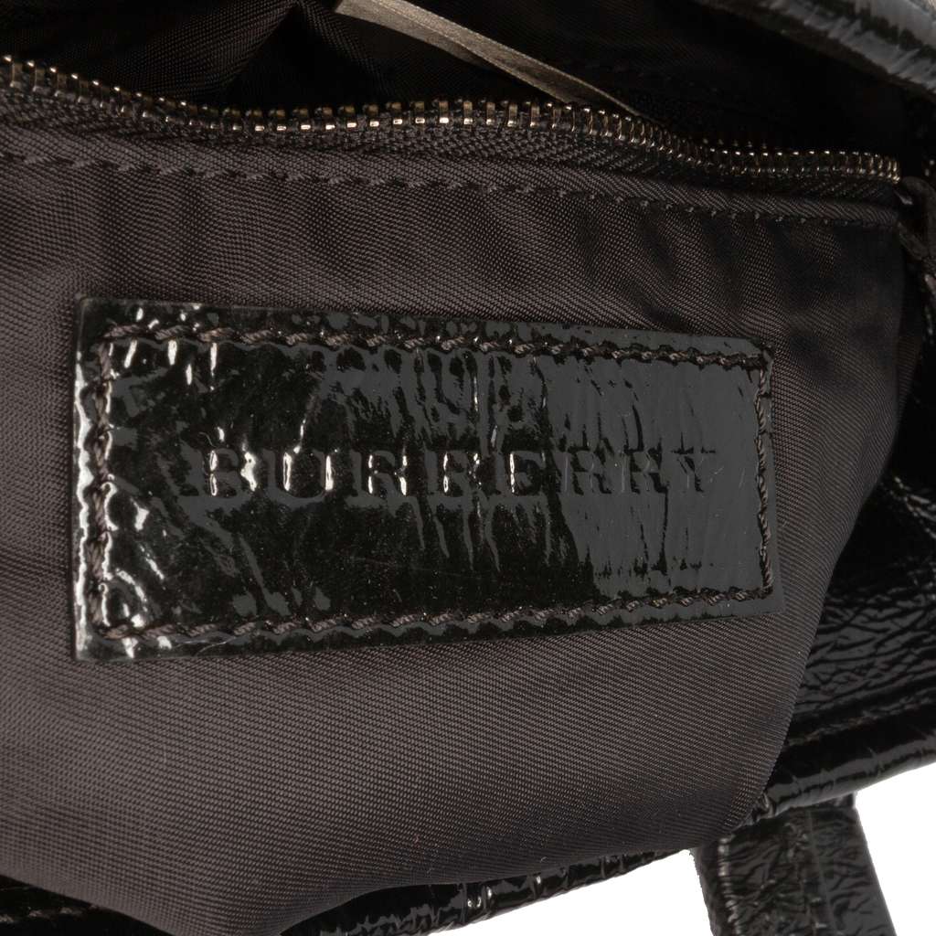 Burberry Beat Check Nylon Lowry Satchel - Side view