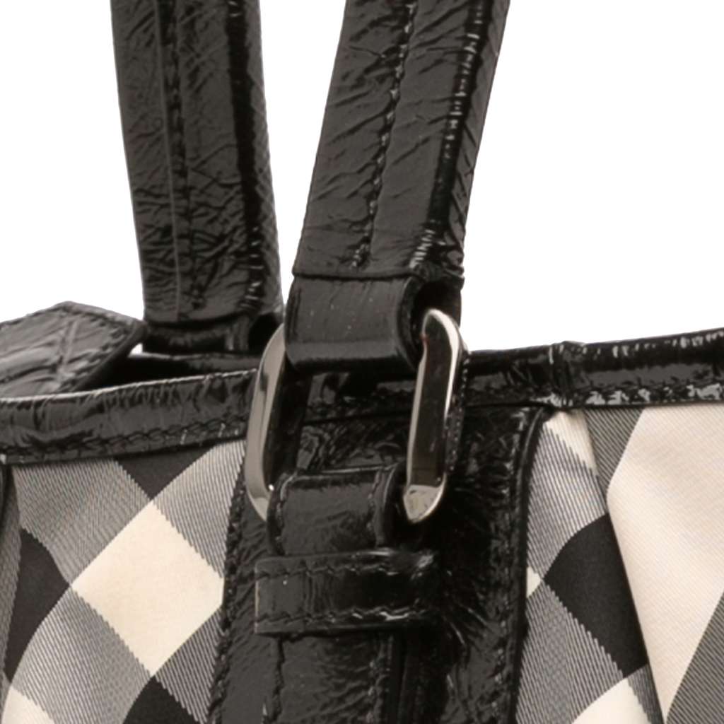 Burberry Beat Check Nylon Lowry Satchel - Image 11