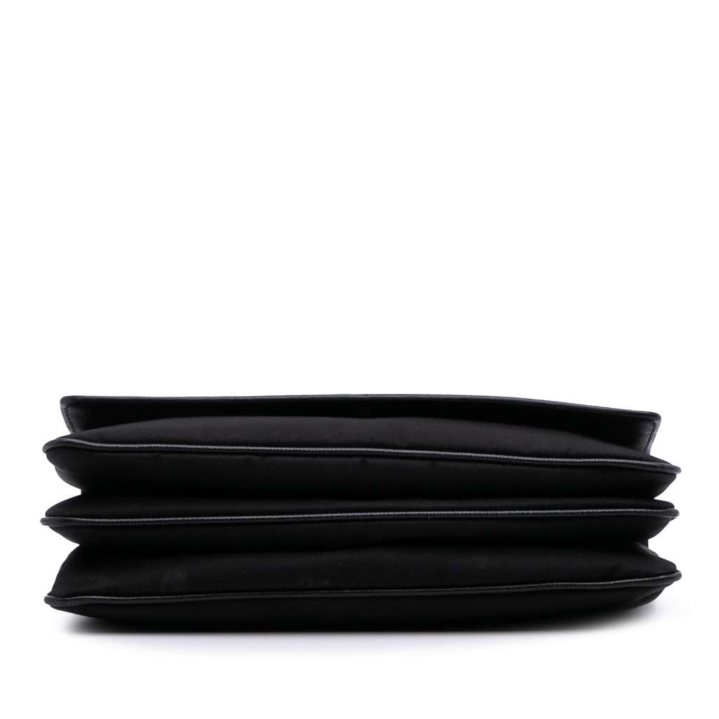 Prada Saffiano Trimmed Tessuto Chain Crossbody - Image 6