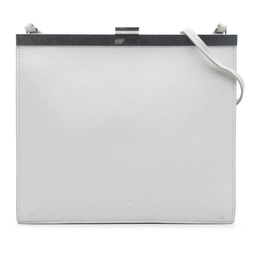 Celine Mini Leather Clasp Crossbody