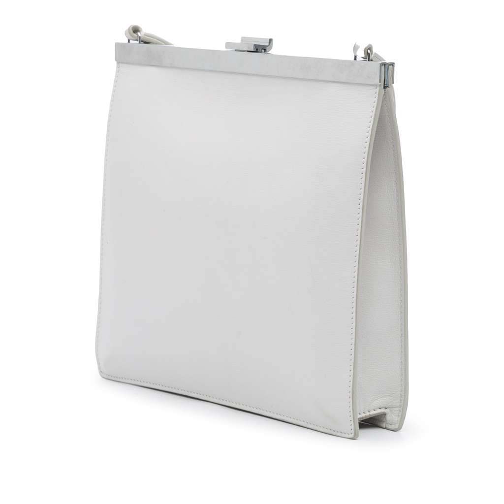 Celine Mini Leather Clasp Crossbody - Back view