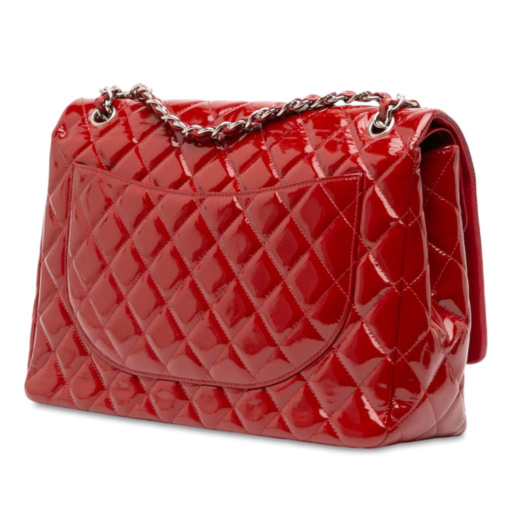 Chanel Maxi Classic Patent Double Flap - 2