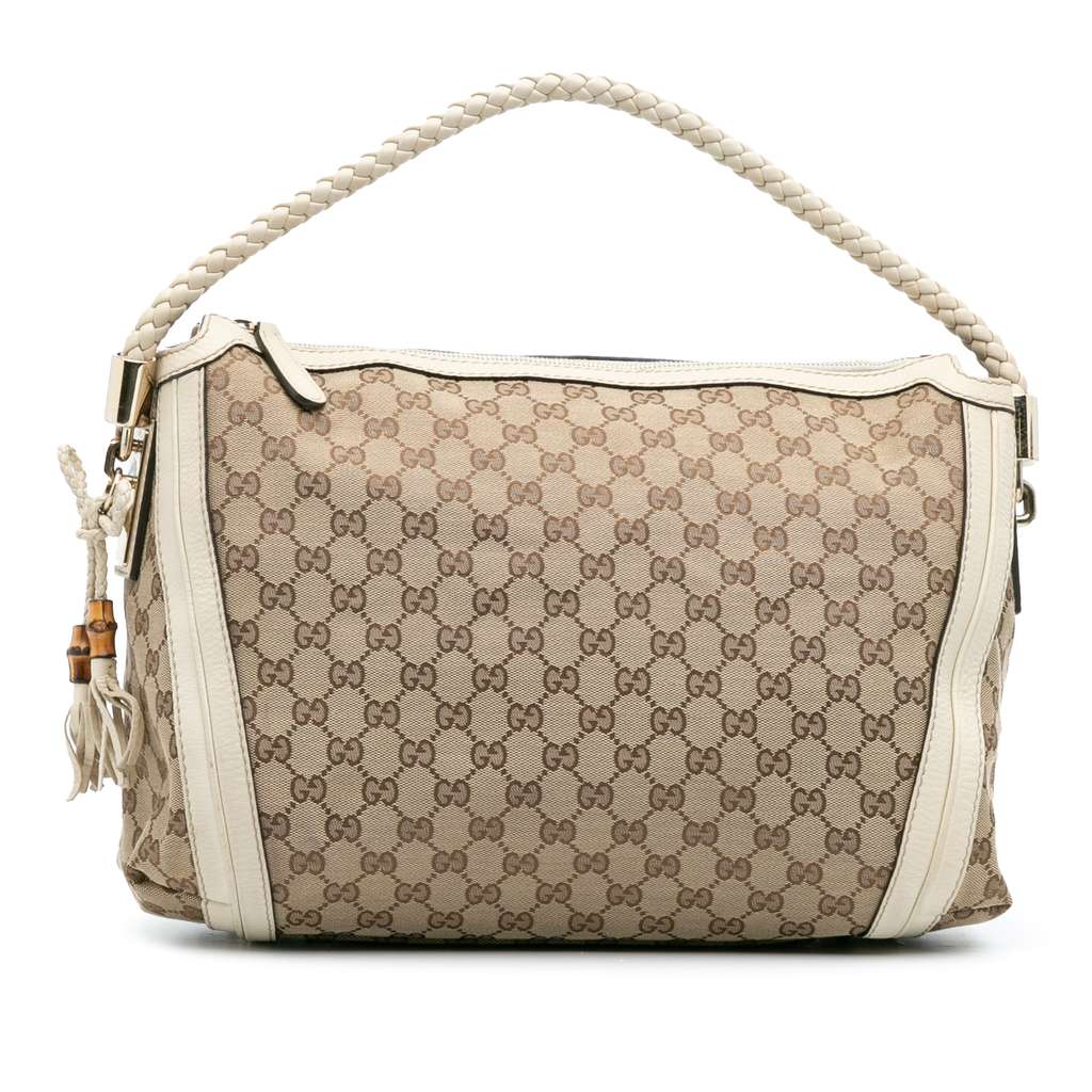Gucci Medium GG Canvas Bella Shoulder Bag