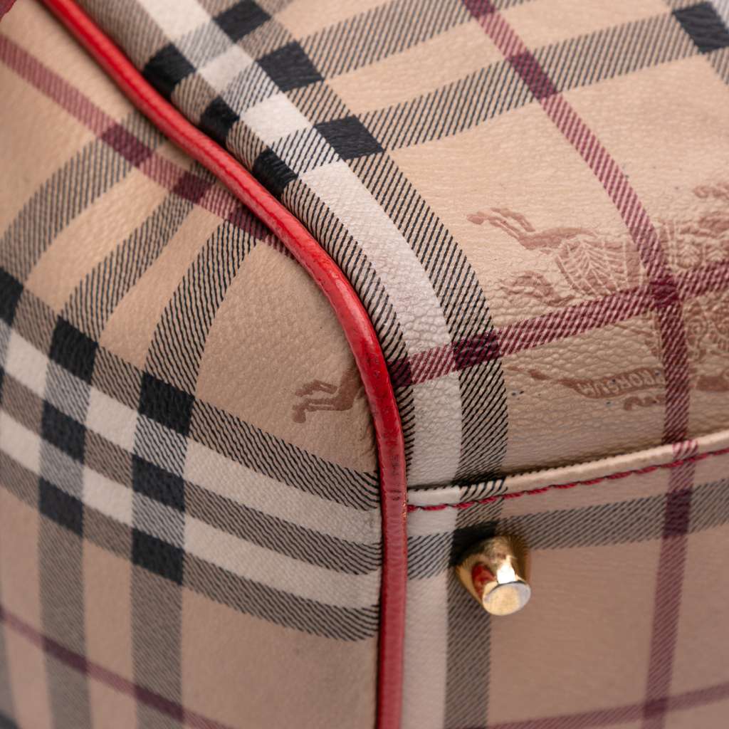 Burberry Small Haymarket Check Coated Canvas Canterbury Tote - Detail 2