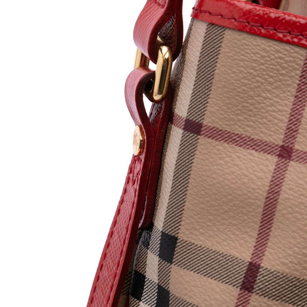 Burberry Small Haymarket Check Coated Canvas Canterbury Tote - Image 10
