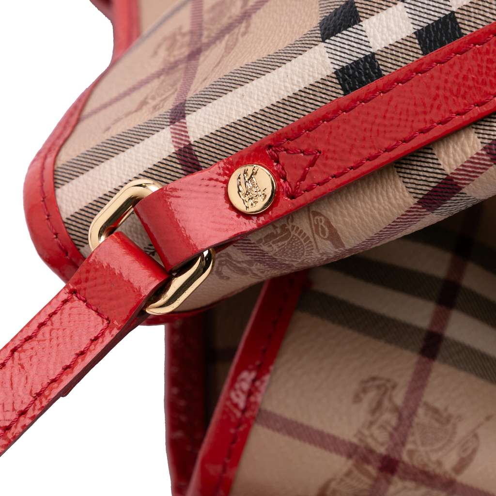 Burberry Small Haymarket Check Coated Canvas Canterbury Tote - Image 11