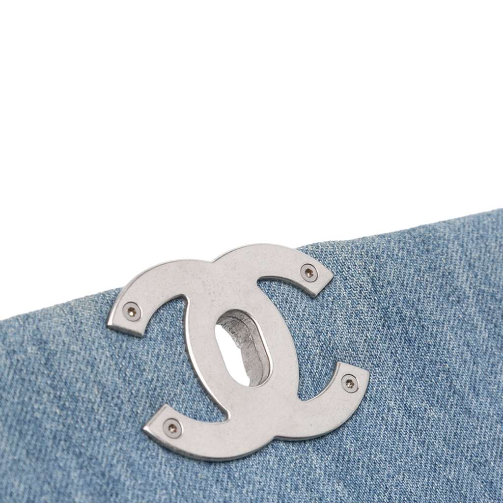 Chanel Medium Double Stitched Denim 19 Flap - Image 10