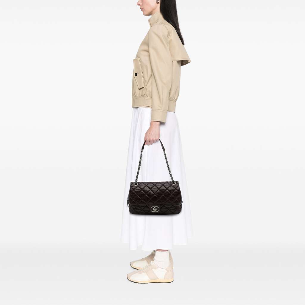 Chanel Jumbo Quilted Aged Calfskin New Portobello Flap - Image 14