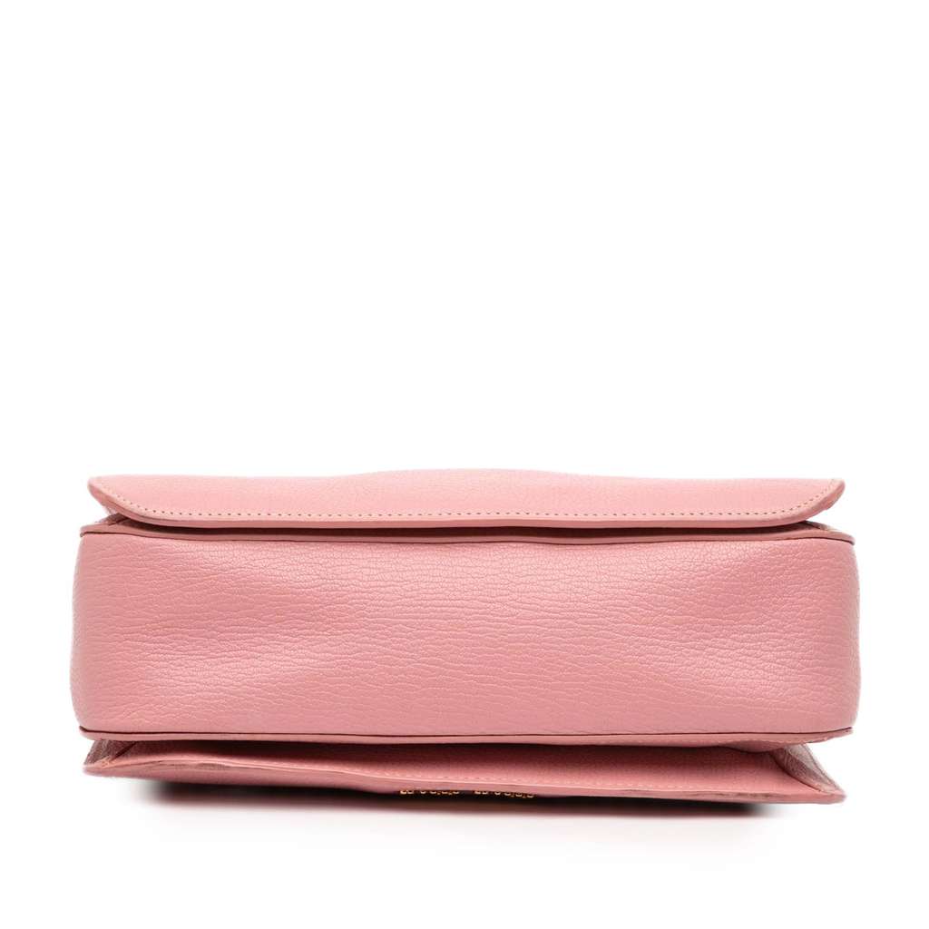 Miu Miu Goatskin Madras Satchel - Image 6