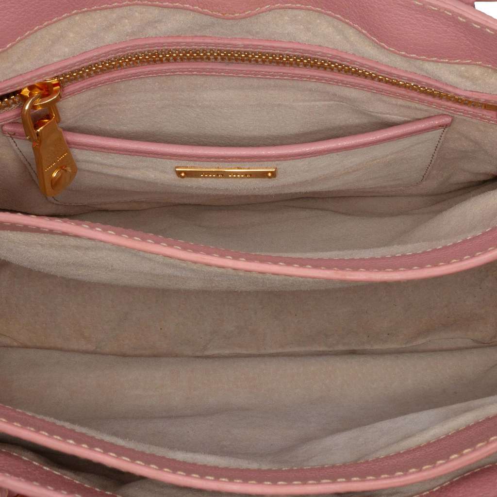 Miu Miu Goatskin Madras Satchel - 4