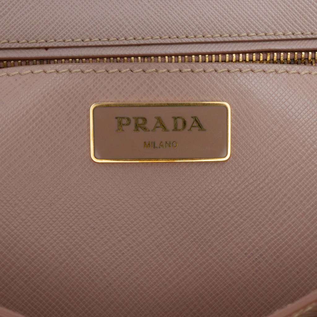 Prada Medium Saffiano Lux Galleria Double Zip Satchel - 5