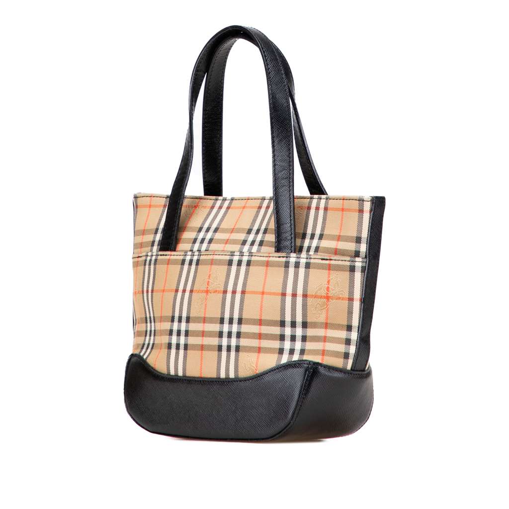 Burberry Haymarket Check Canvas Handbag - 2