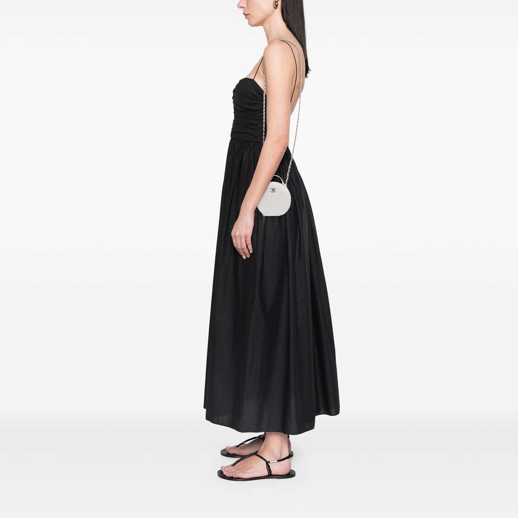 Chanel Quilted Caviar Handle With Care Round Vanity Case with Chain - Image 11