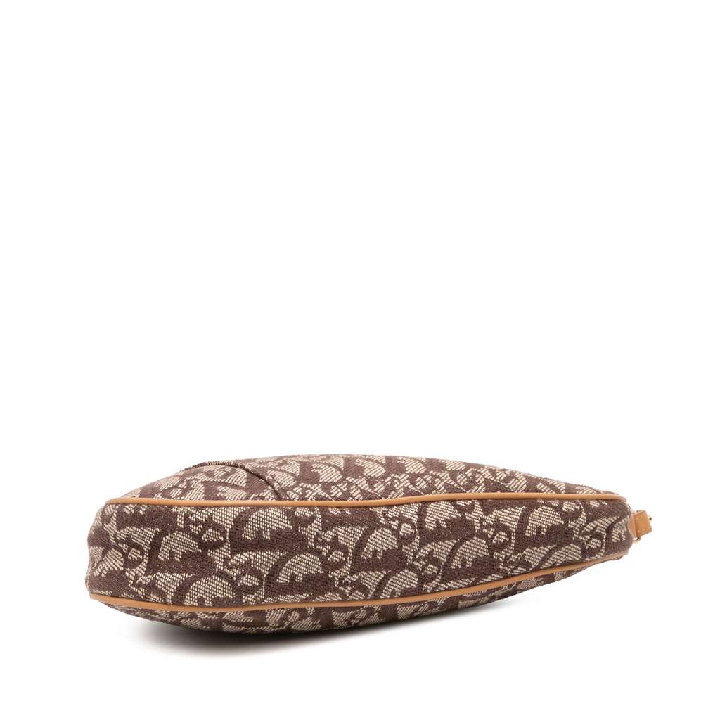 Dior Mini Diorissimo Canvas Saddle Pochette - Image 6