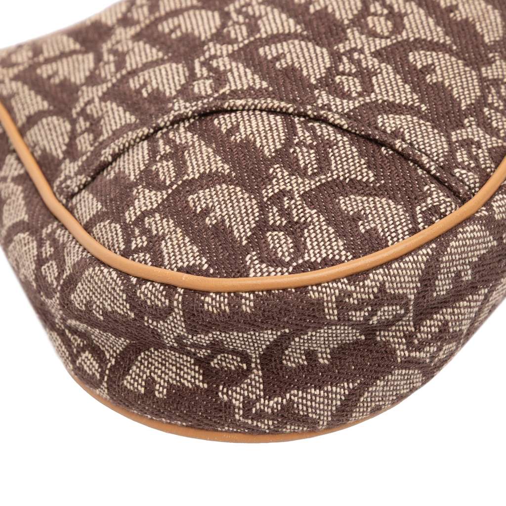 Dior Mini Diorissimo Canvas Saddle Pochette - Image 10