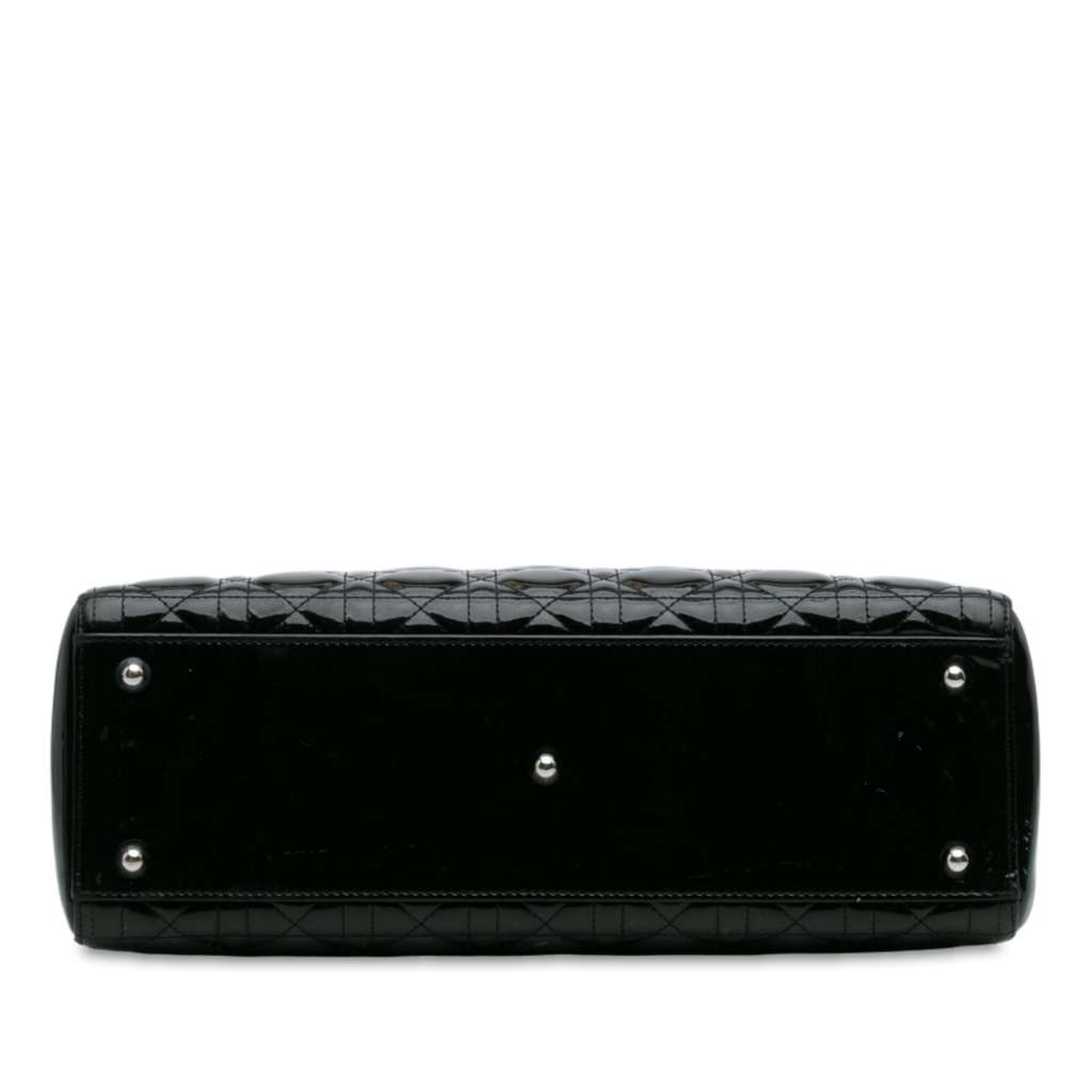 Dior Large Patent Cannage Lady Dior - Image 6