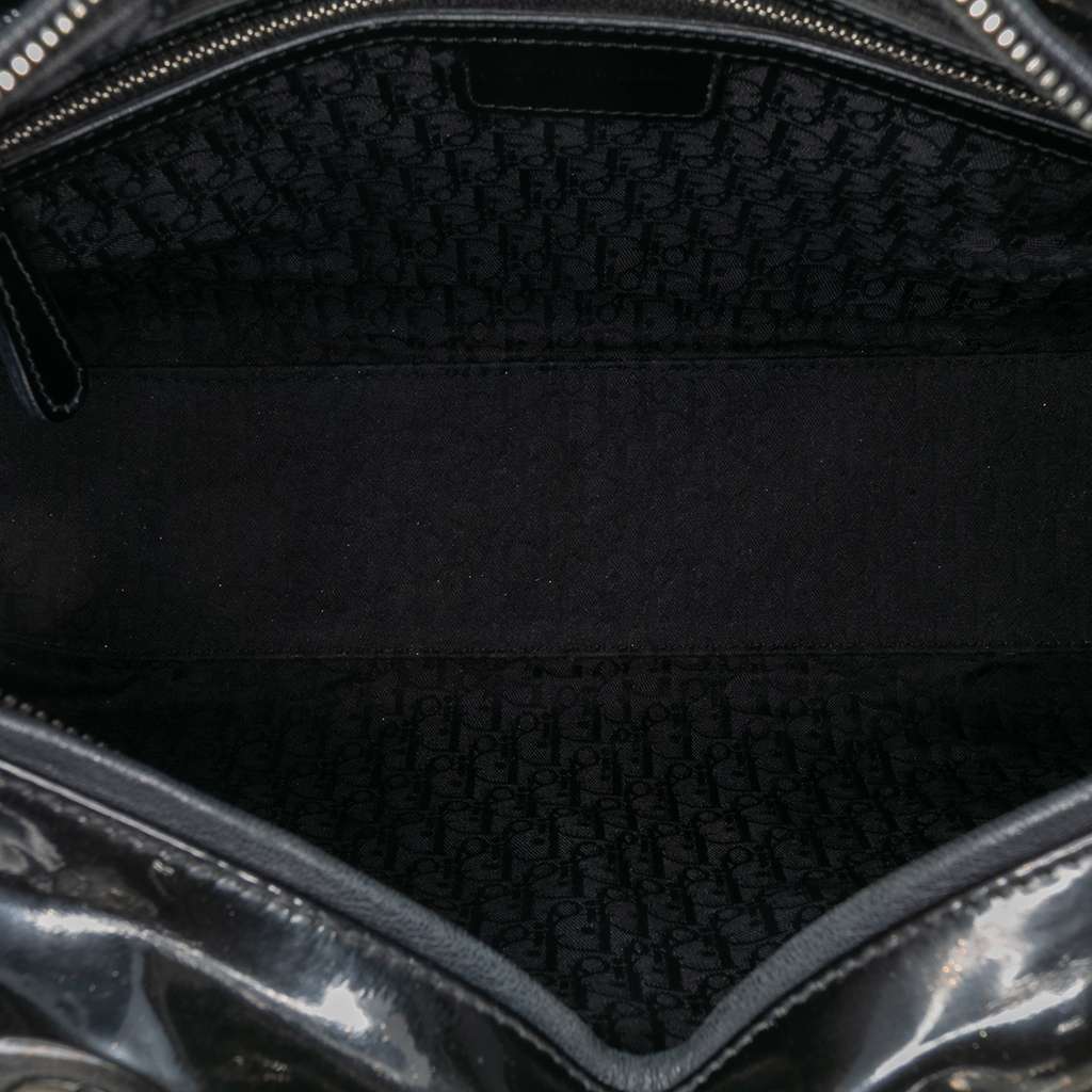 Dior Large Patent Cannage Lady Dior - 4