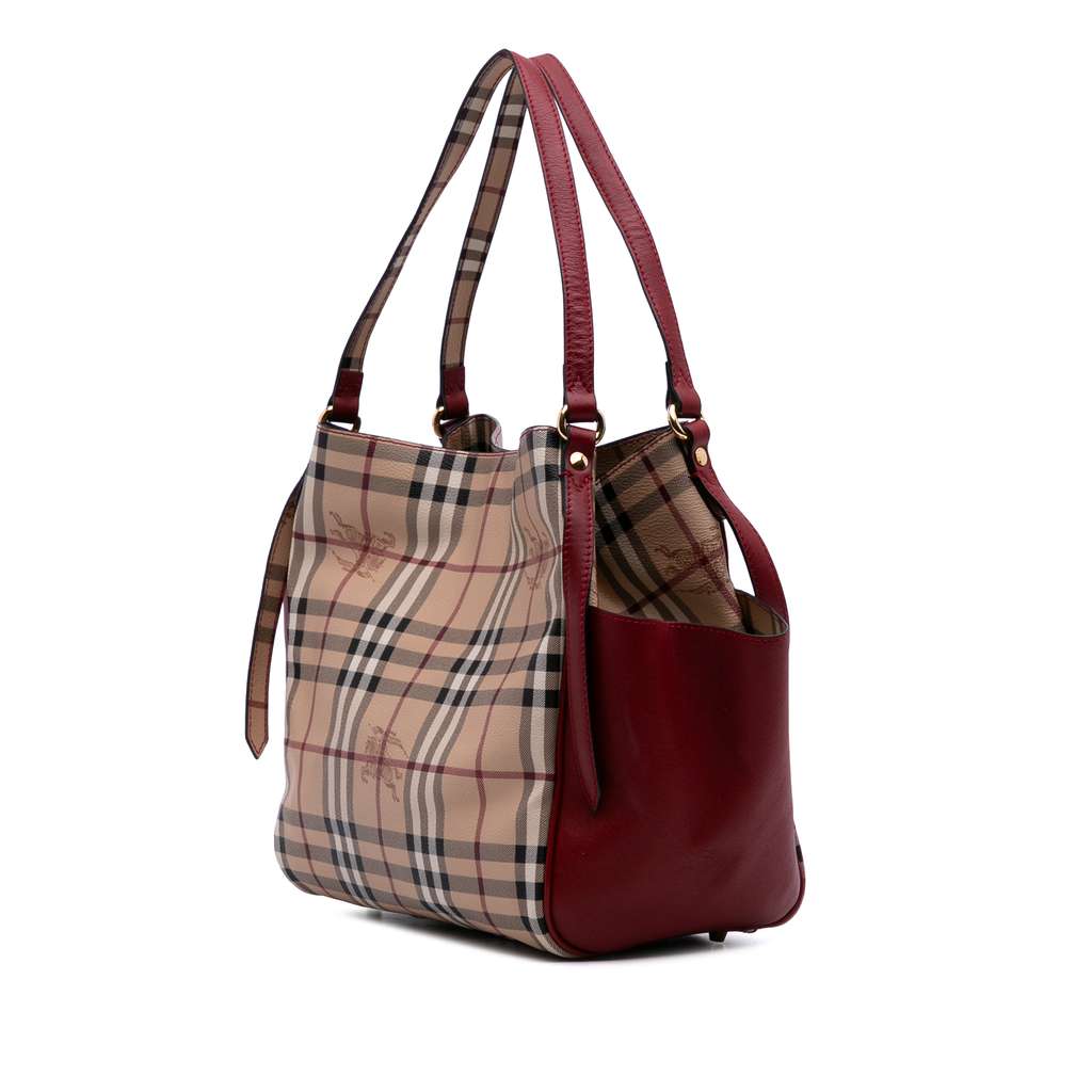Burberry Small Haymarket Check Coated Canvas Canterbury Tote - 2