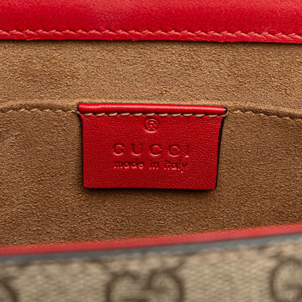 Gucci Small GG Supreme Padlock Crossbody - Detail 1