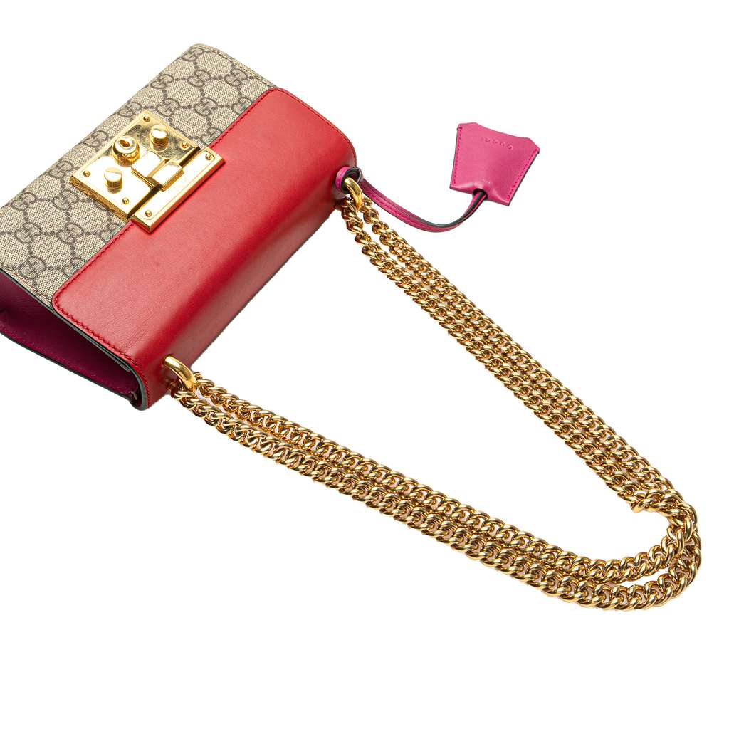 Gucci Small GG Supreme Padlock Crossbody - Image 11