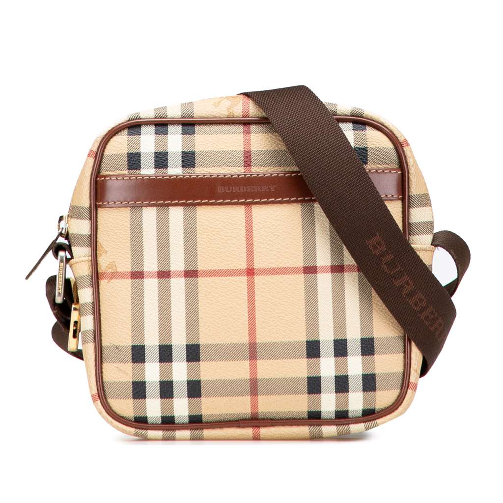 Burberry Haymarket Check Canvas Crossbody