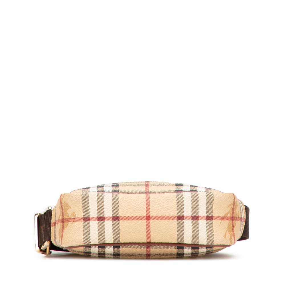 Burberry Haymarket Check Canvas Crossbody - Image 6
