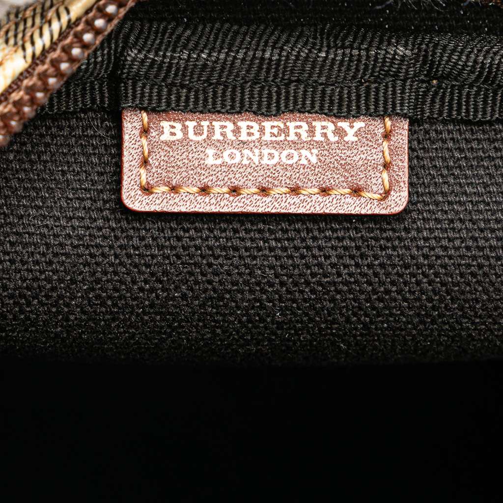 Burberry Haymarket Check Canvas Crossbody - Side view