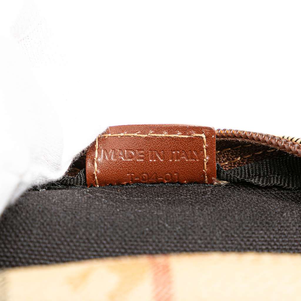 Burberry Haymarket Check Canvas Crossbody - Detail 1