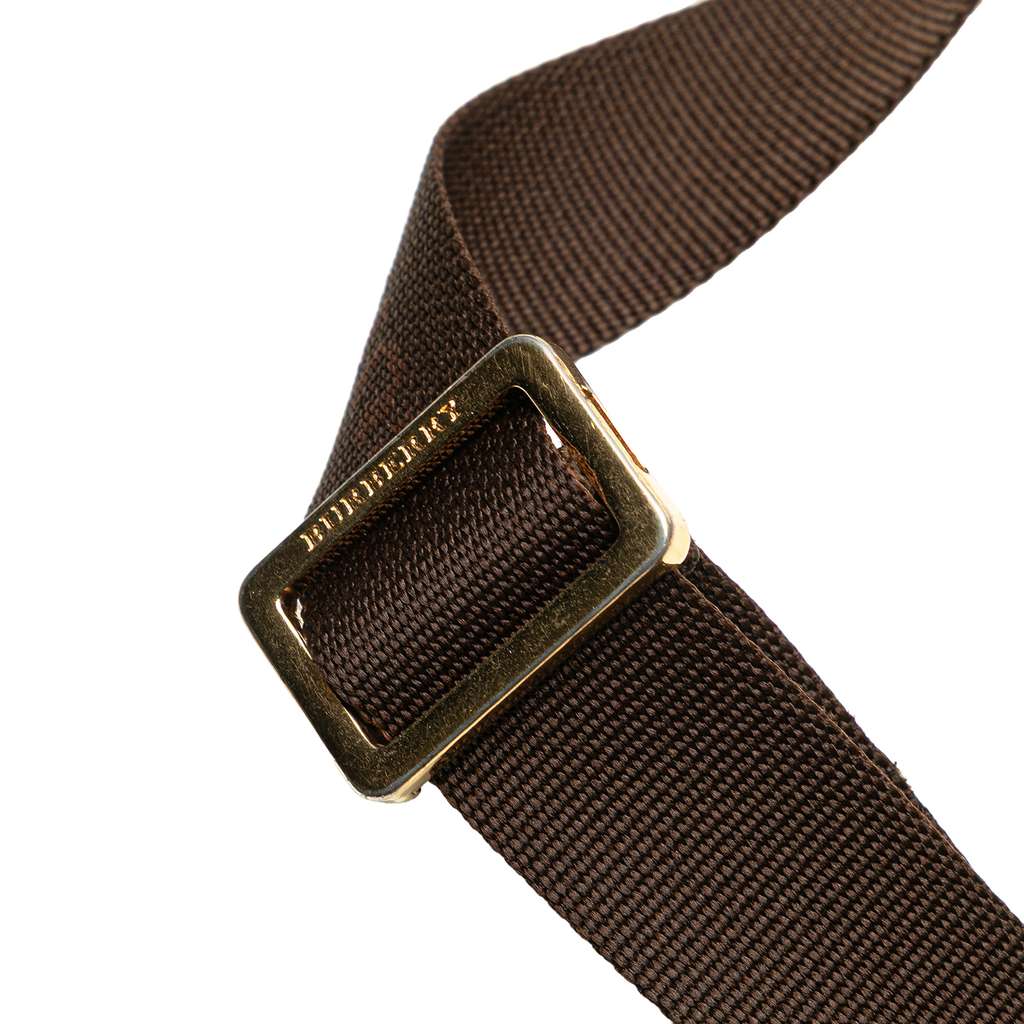 Burberry Haymarket Check Canvas Crossbody - Image 11