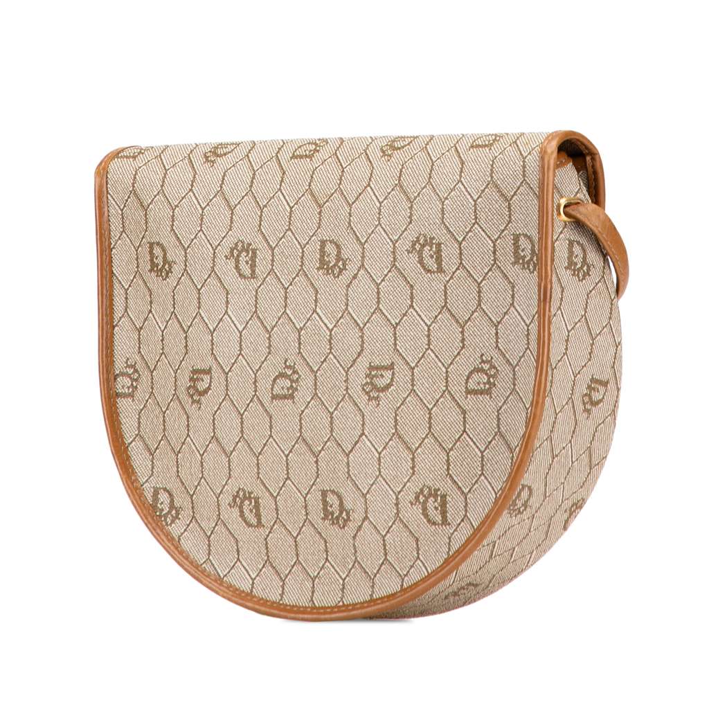 Dior Honeycomb Coated Canvas Crossbody - Back view