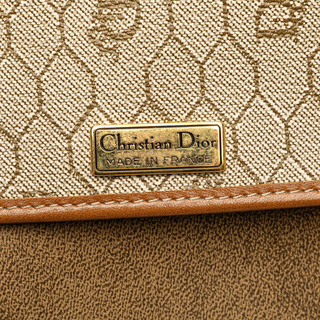 Dior Honeycomb Coated Canvas Crossbody - Side view