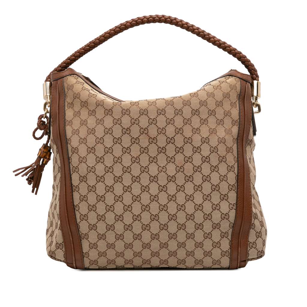 Gucci Large GG Canvas Bella Tote