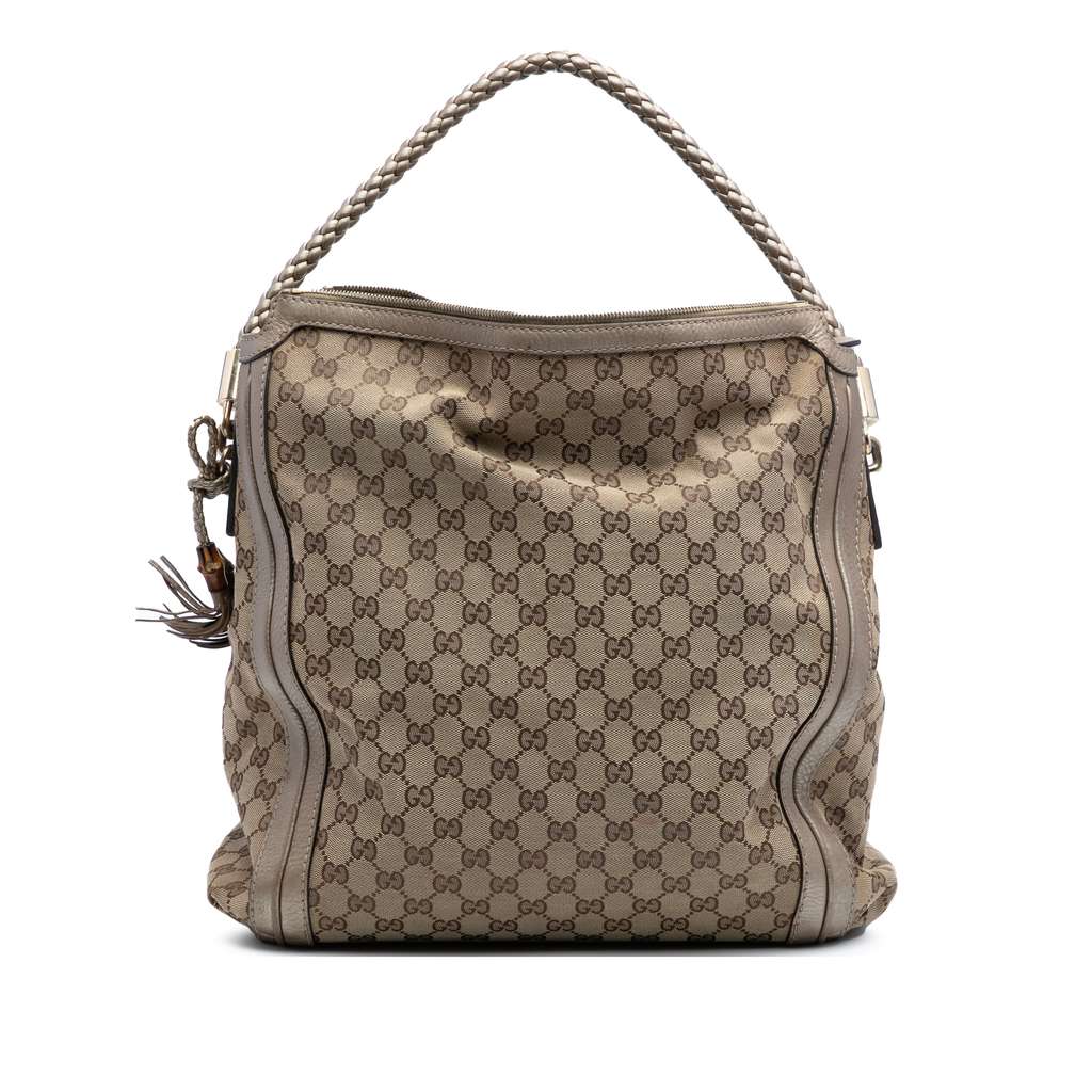 Gucci Large GG Canvas Bella Shoulder Bag